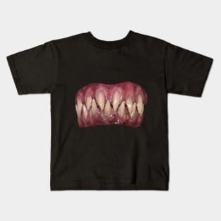 Sharp, Dirty Teeth Kids T-Shirt